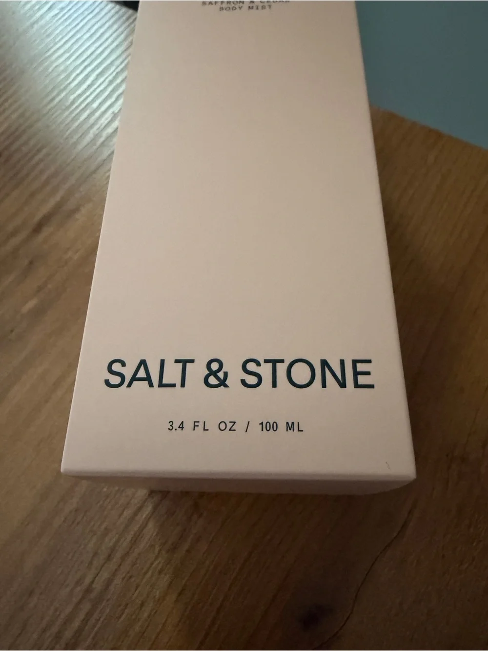 Salt & Stone Saffron & Cedar Body Mist — BNIB! Huge Size!